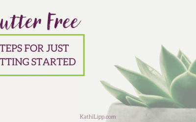 Clutter Free: Seven Steps for Just Getting Started
