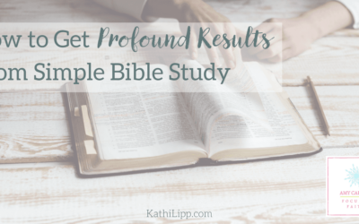 How to Get Profound Result from Simple Bible Study