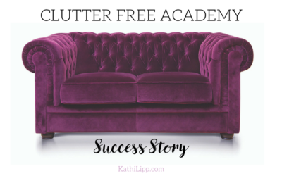 Declutter Before and After: Tina’s Story