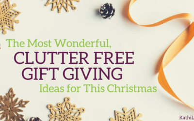 The Most Wonderful, Clutter Free, Gift-Giving Ideas for this Christmas