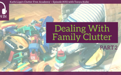 #351 Dealing with Family Clutter Part 2 with Tonya Kubo