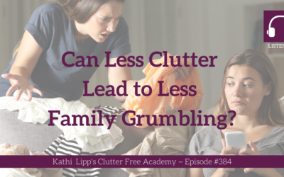 #384: Can Less Clutter Lead to Less Family Grumbling?