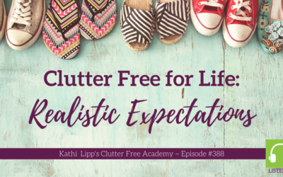 #388: Clutter Free for Life: Realistic Expectations