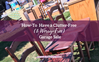 How-To Have a Clutter Free (& Worry Free) Garage Sale