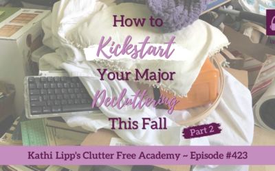 423 How to Kickstart Your Major Decluttering This Fall Part 2