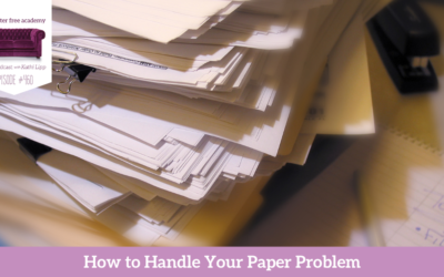 460 How to Handle Your Paper Problem Questions with Kathi and Kelly