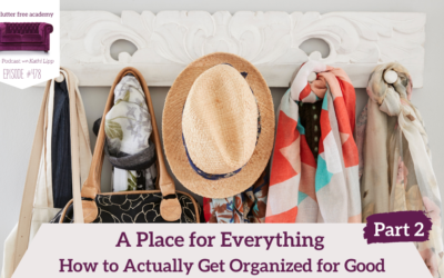 478 A Place for Everything How to Actually Get Organized for Good Part 2